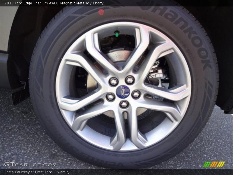 Magnetic Metallic / Ebony 2015 Ford Edge Titanium AWD