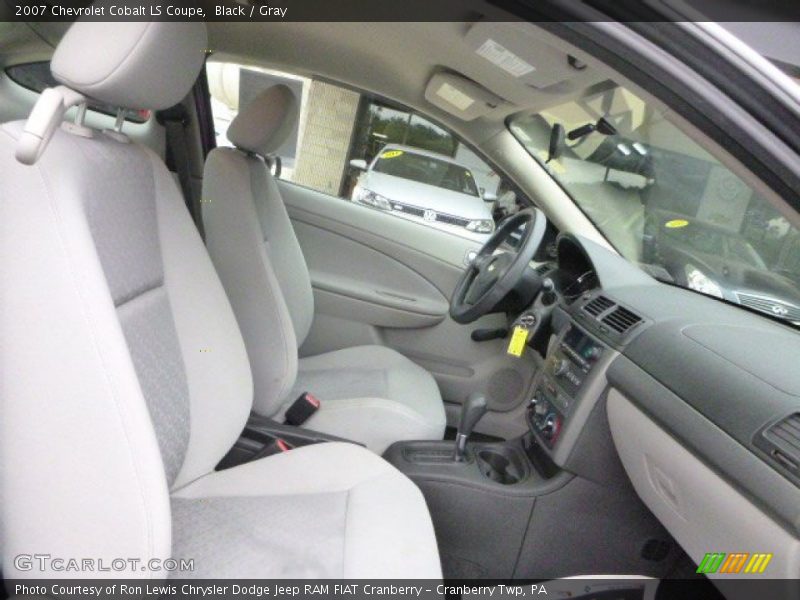 Black / Gray 2007 Chevrolet Cobalt LS Coupe