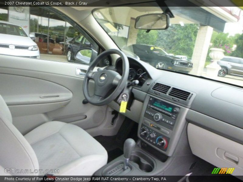 Black / Gray 2007 Chevrolet Cobalt LS Coupe
