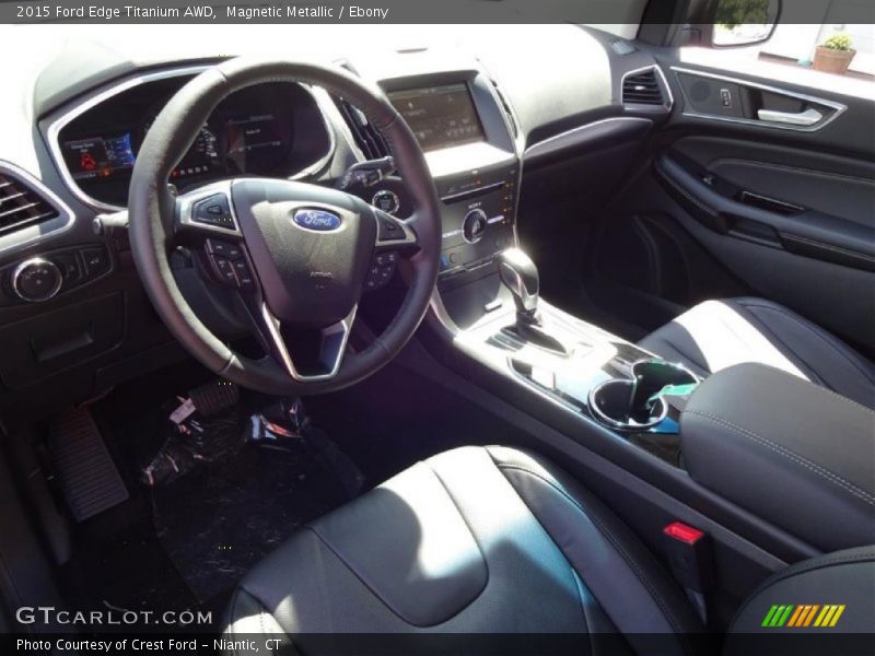 Magnetic Metallic / Ebony 2015 Ford Edge Titanium AWD