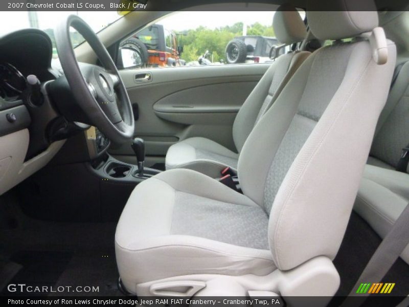 Black / Gray 2007 Chevrolet Cobalt LS Coupe