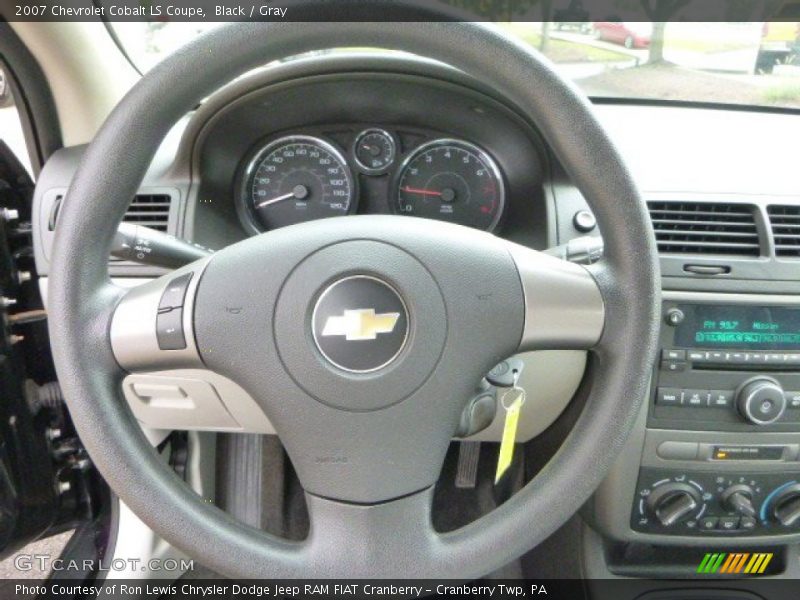Black / Gray 2007 Chevrolet Cobalt LS Coupe