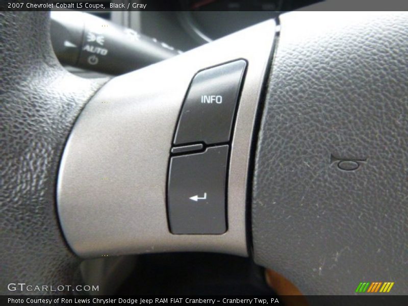 Black / Gray 2007 Chevrolet Cobalt LS Coupe