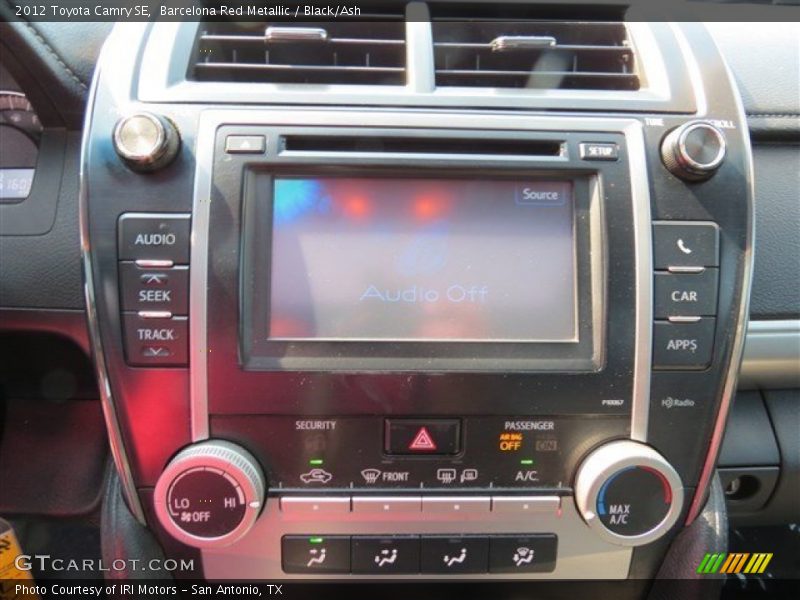 Barcelona Red Metallic / Black/Ash 2012 Toyota Camry SE