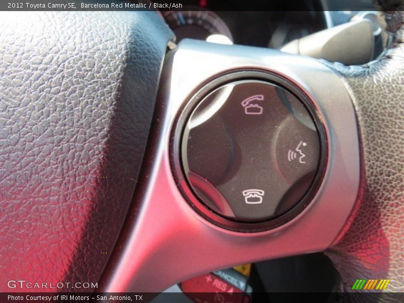 Barcelona Red Metallic / Black/Ash 2012 Toyota Camry SE