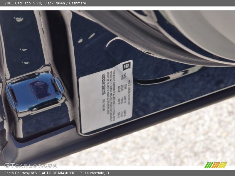 Black Raven / Cashmere 2005 Cadillac STS V8