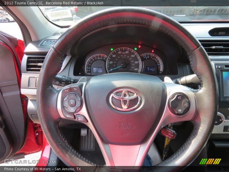 Barcelona Red Metallic / Black/Ash 2012 Toyota Camry SE