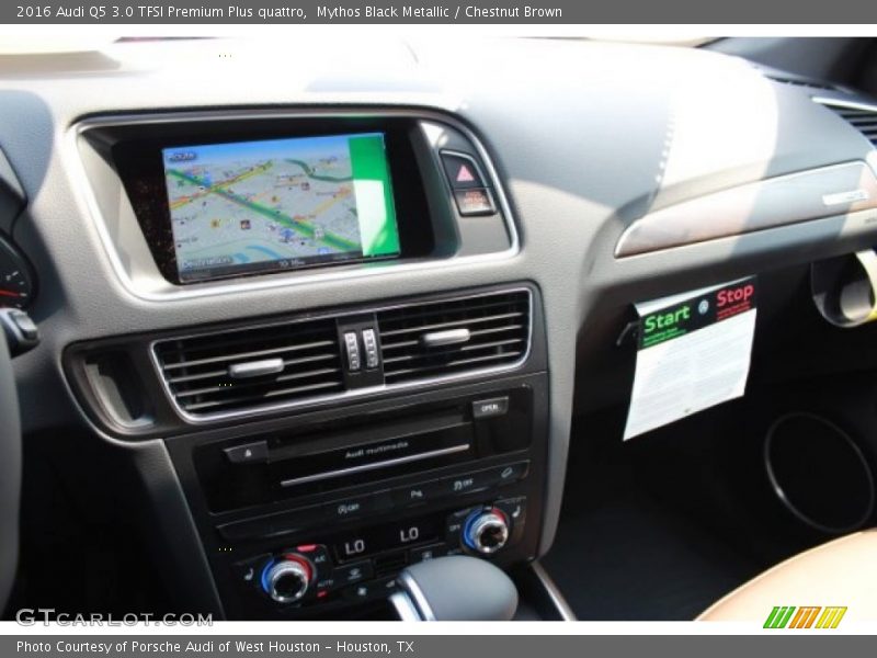Mythos Black Metallic / Chestnut Brown 2016 Audi Q5 3.0 TFSI Premium Plus quattro