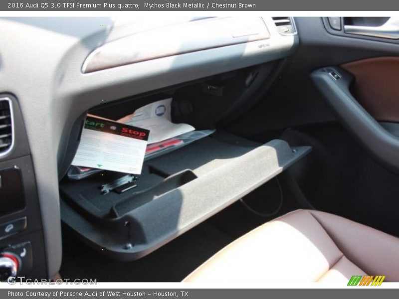 Mythos Black Metallic / Chestnut Brown 2016 Audi Q5 3.0 TFSI Premium Plus quattro