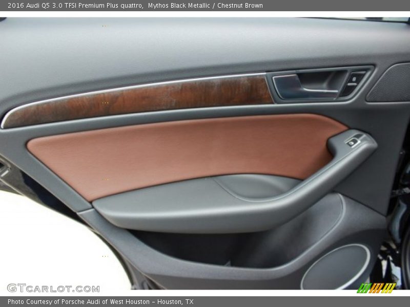 Mythos Black Metallic / Chestnut Brown 2016 Audi Q5 3.0 TFSI Premium Plus quattro