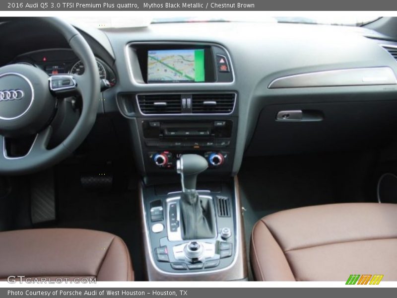 Mythos Black Metallic / Chestnut Brown 2016 Audi Q5 3.0 TFSI Premium Plus quattro