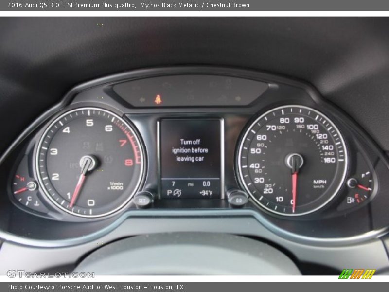 Mythos Black Metallic / Chestnut Brown 2016 Audi Q5 3.0 TFSI Premium Plus quattro