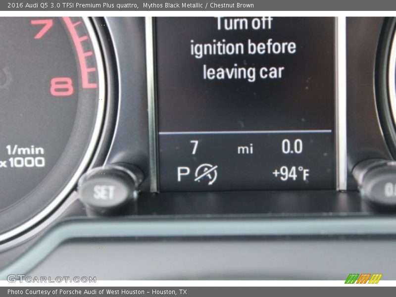 Mythos Black Metallic / Chestnut Brown 2016 Audi Q5 3.0 TFSI Premium Plus quattro
