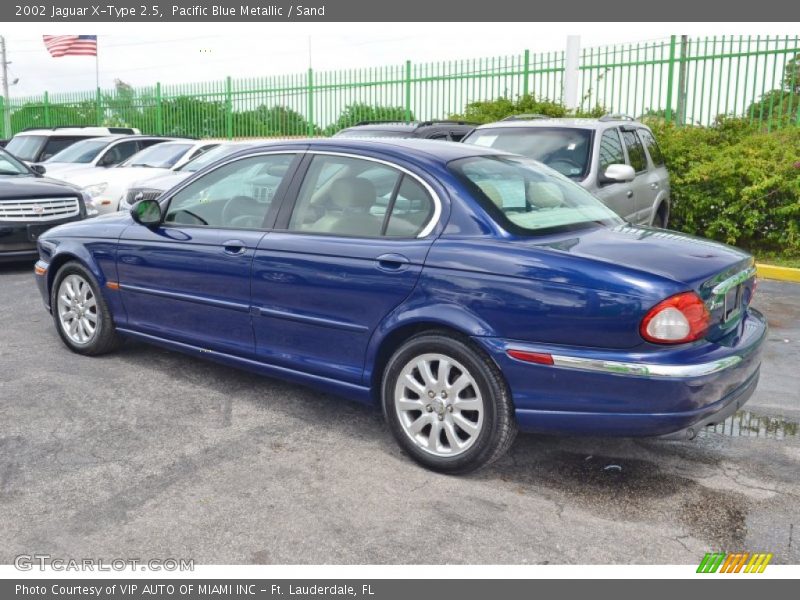 Pacific Blue Metallic / Sand 2002 Jaguar X-Type 2.5