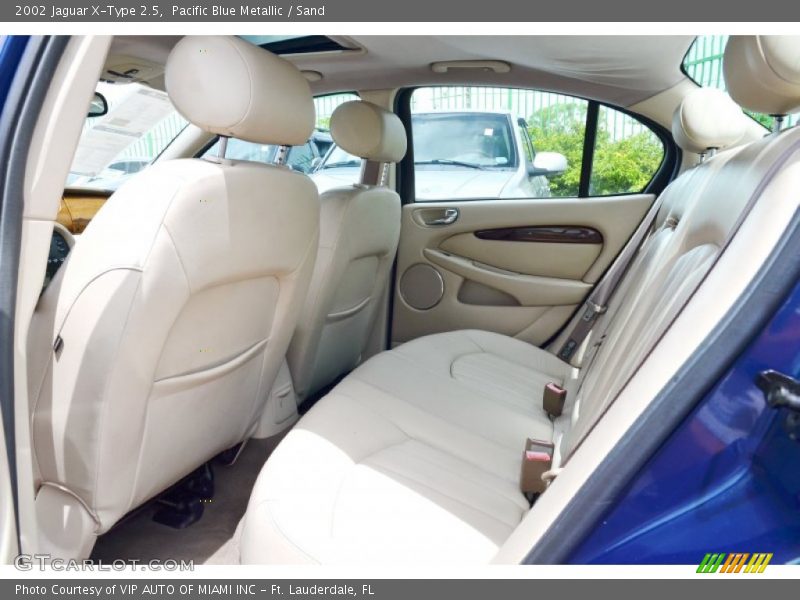 Pacific Blue Metallic / Sand 2002 Jaguar X-Type 2.5