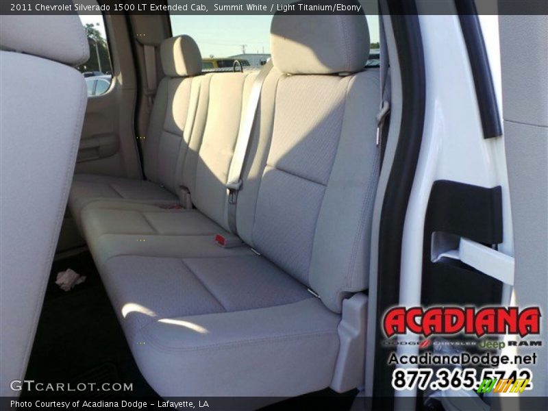 Summit White / Light Titanium/Ebony 2011 Chevrolet Silverado 1500 LT Extended Cab