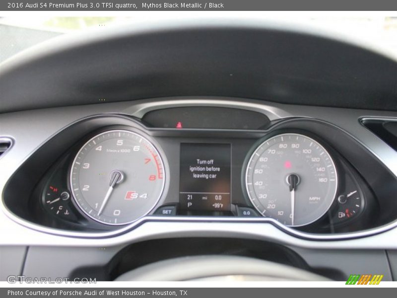 Mythos Black Metallic / Black 2016 Audi S4 Premium Plus 3.0 TFSI quattro