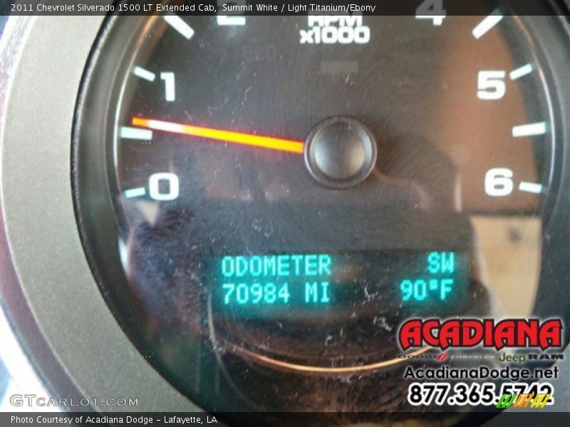 Summit White / Light Titanium/Ebony 2011 Chevrolet Silverado 1500 LT Extended Cab