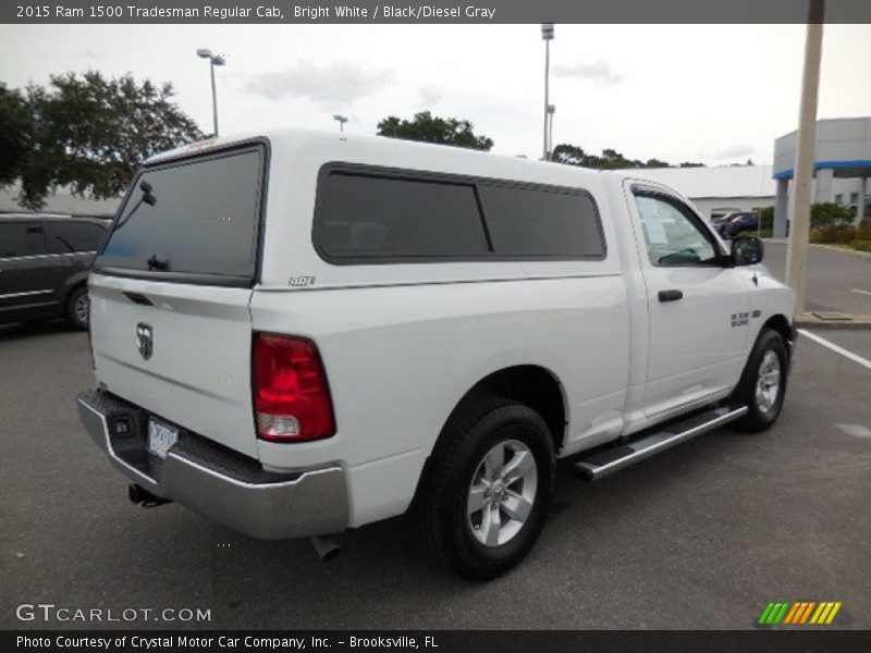 Bright White / Black/Diesel Gray 2015 Ram 1500 Tradesman Regular Cab