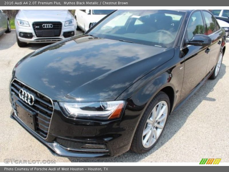 Mythos Black Metallic / Chestnut Brown 2016 Audi A4 2.0T Premium Plus