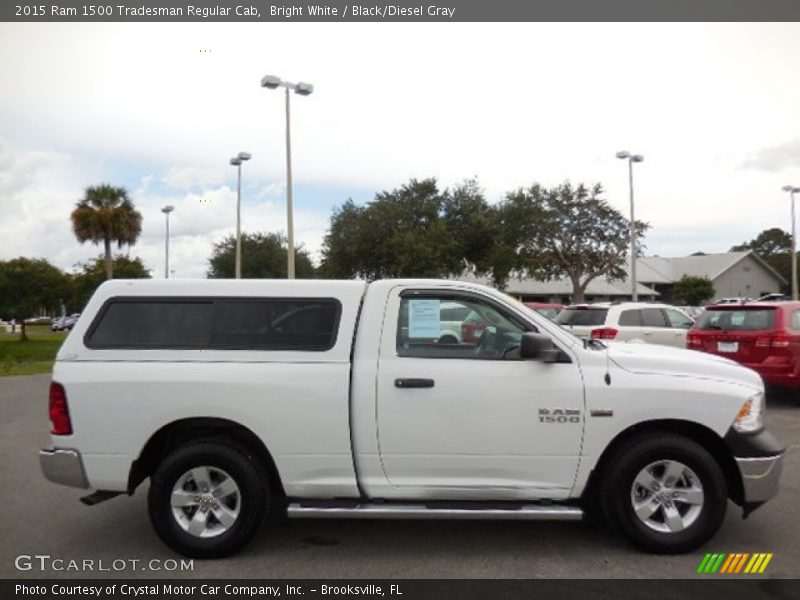 Bright White / Black/Diesel Gray 2015 Ram 1500 Tradesman Regular Cab