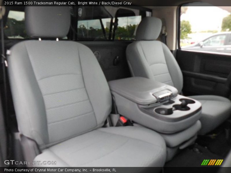 Bright White / Black/Diesel Gray 2015 Ram 1500 Tradesman Regular Cab