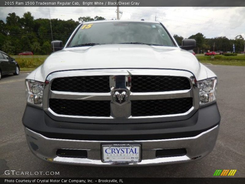 Bright White / Black/Diesel Gray 2015 Ram 1500 Tradesman Regular Cab