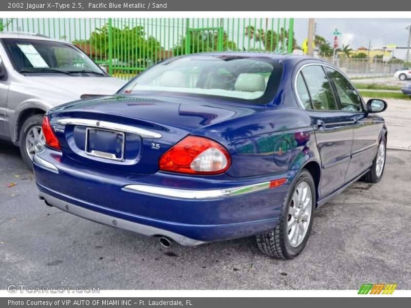 Pacific Blue Metallic / Sand 2002 Jaguar X-Type 2.5