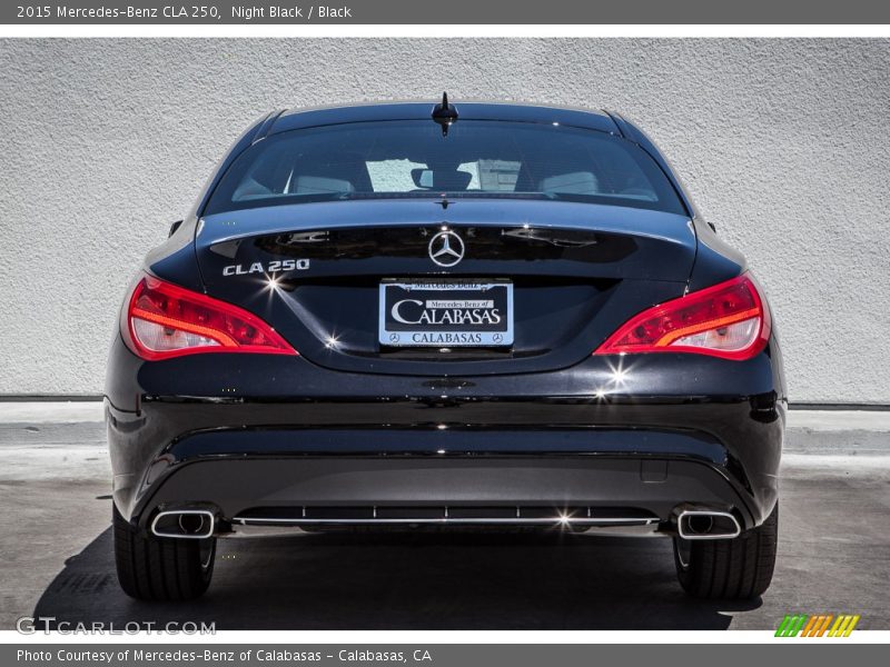 Night Black / Black 2015 Mercedes-Benz CLA 250