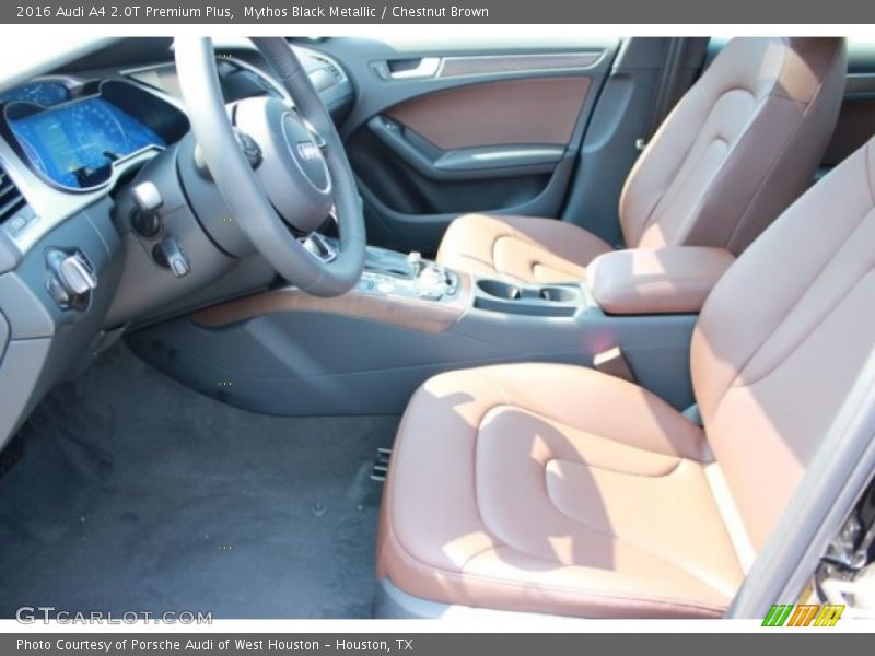 Mythos Black Metallic / Chestnut Brown 2016 Audi A4 2.0T Premium Plus