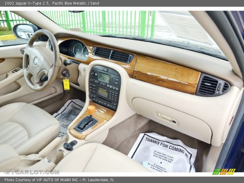 Pacific Blue Metallic / Sand 2002 Jaguar X-Type 2.5