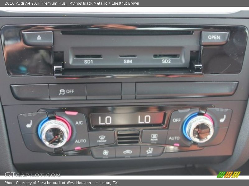 Mythos Black Metallic / Chestnut Brown 2016 Audi A4 2.0T Premium Plus