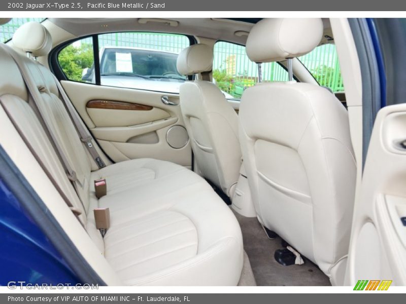 Pacific Blue Metallic / Sand 2002 Jaguar X-Type 2.5