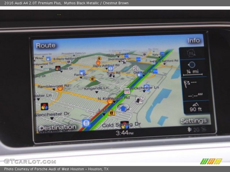 Mythos Black Metallic / Chestnut Brown 2016 Audi A4 2.0T Premium Plus