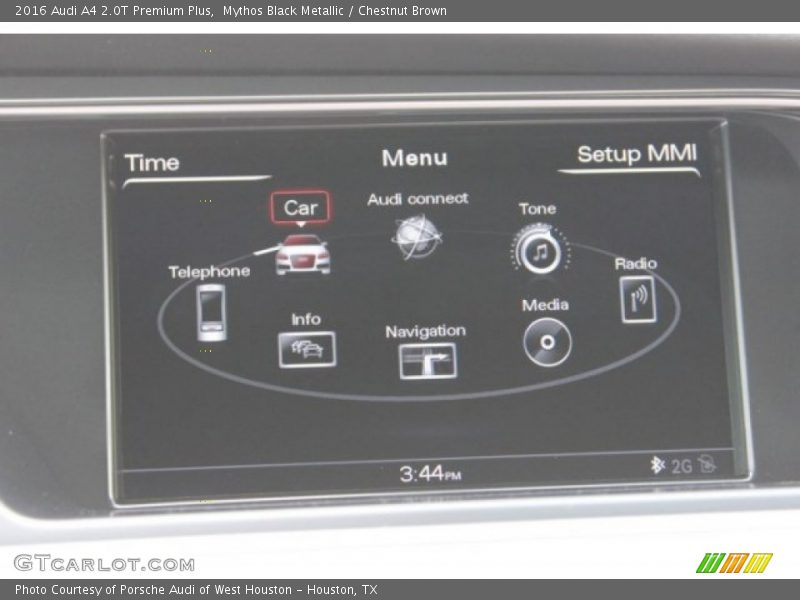 Mythos Black Metallic / Chestnut Brown 2016 Audi A4 2.0T Premium Plus