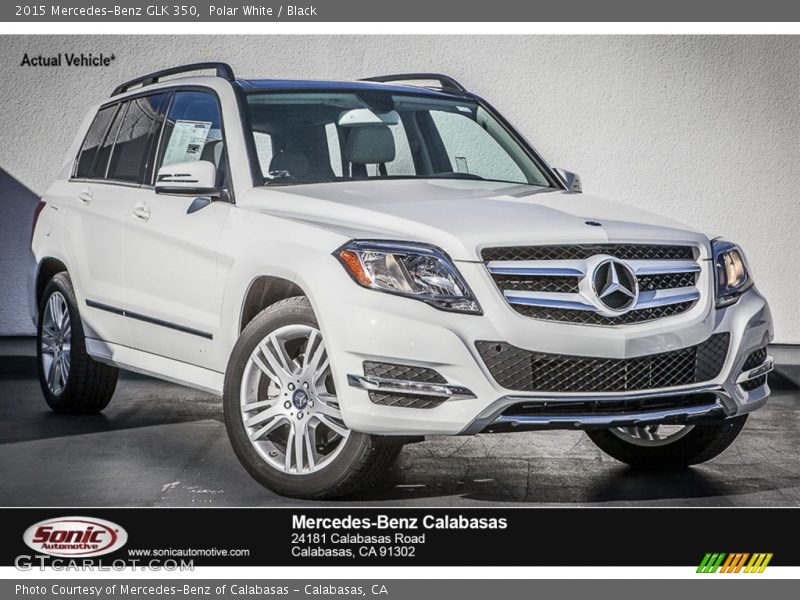 Polar White / Black 2015 Mercedes-Benz GLK 350