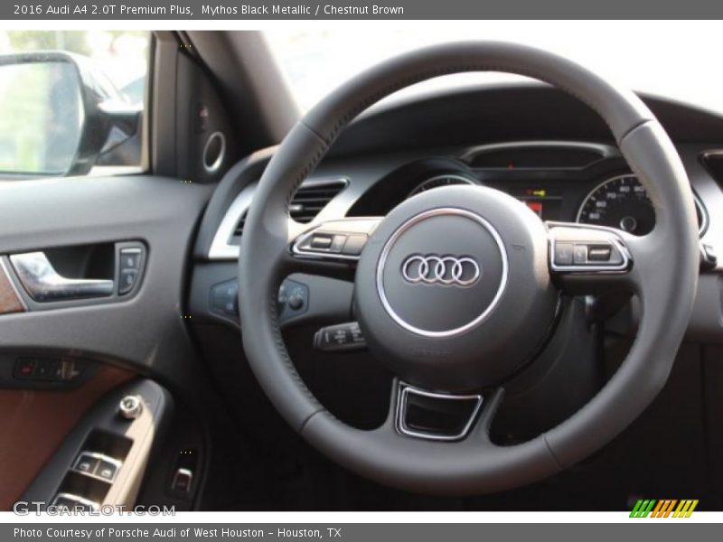 Mythos Black Metallic / Chestnut Brown 2016 Audi A4 2.0T Premium Plus