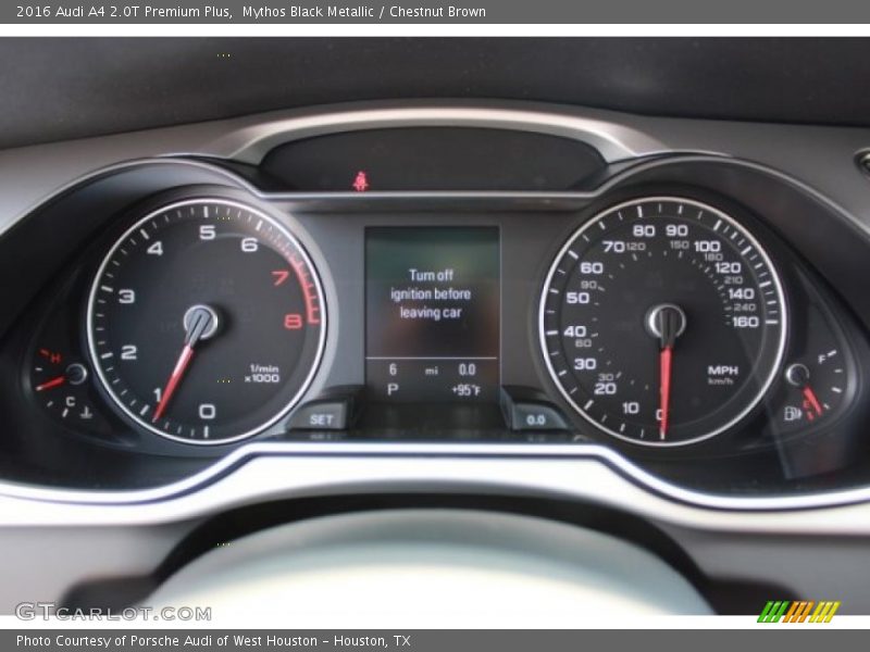 Mythos Black Metallic / Chestnut Brown 2016 Audi A4 2.0T Premium Plus