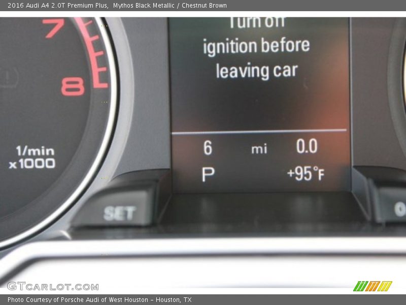 Mythos Black Metallic / Chestnut Brown 2016 Audi A4 2.0T Premium Plus