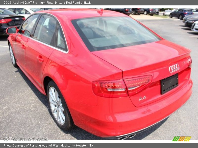 Misano Red Pearl / Black 2016 Audi A4 2.0T Premium Plus