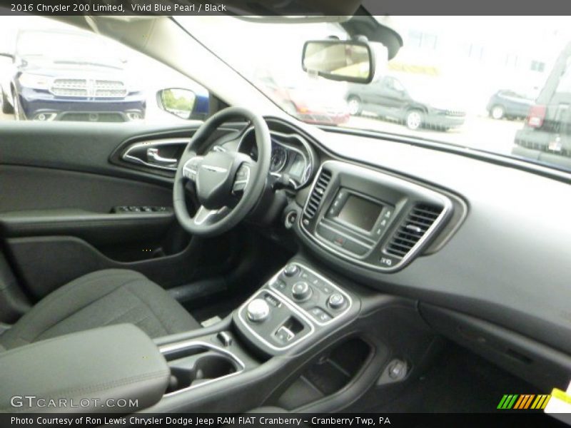 Vivid Blue Pearl / Black 2016 Chrysler 200 Limited