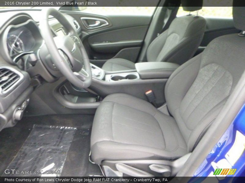 Vivid Blue Pearl / Black 2016 Chrysler 200 Limited