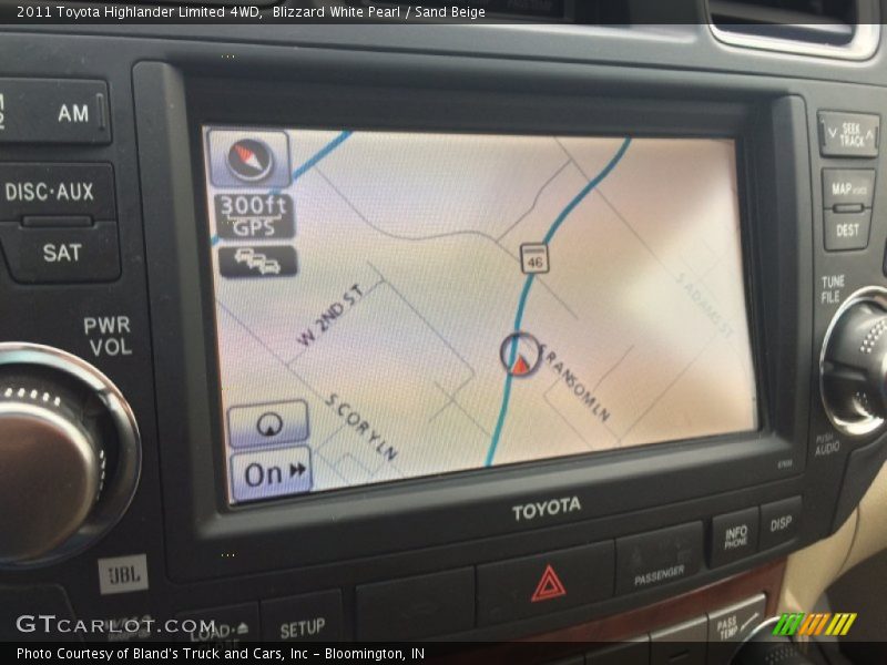 Blizzard White Pearl / Sand Beige 2011 Toyota Highlander Limited 4WD