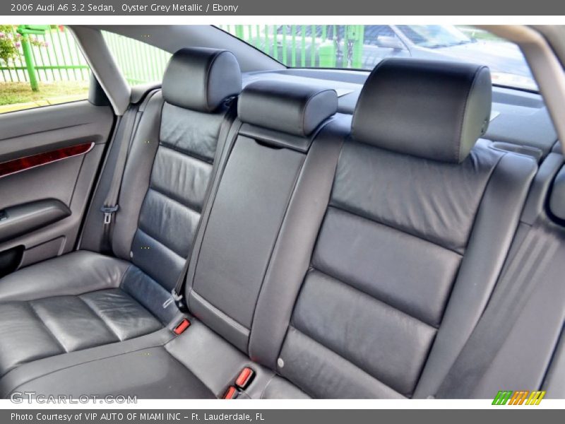 Oyster Grey Metallic / Ebony 2006 Audi A6 3.2 Sedan