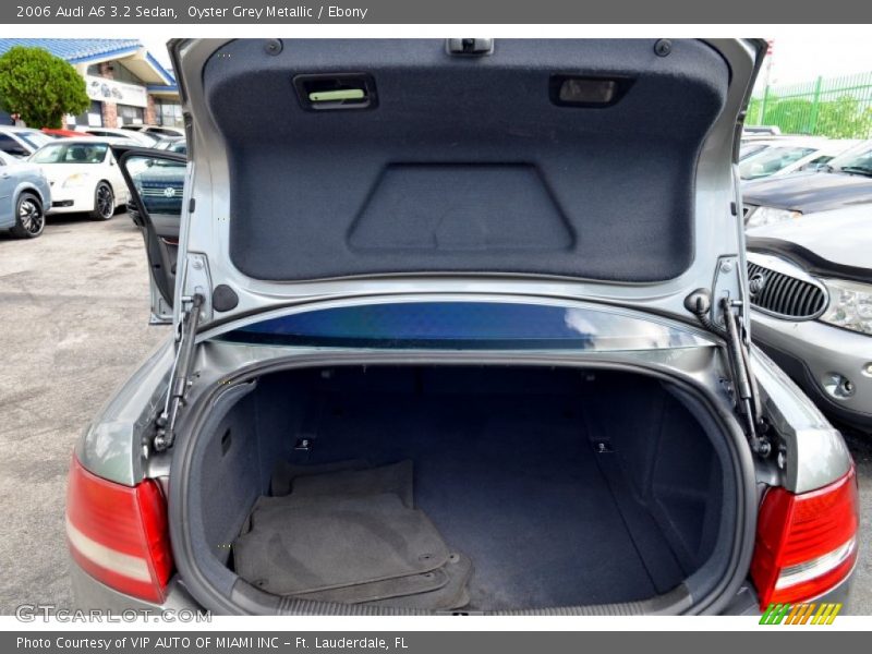 Oyster Grey Metallic / Ebony 2006 Audi A6 3.2 Sedan
