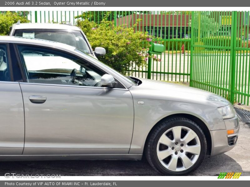 Oyster Grey Metallic / Ebony 2006 Audi A6 3.2 Sedan