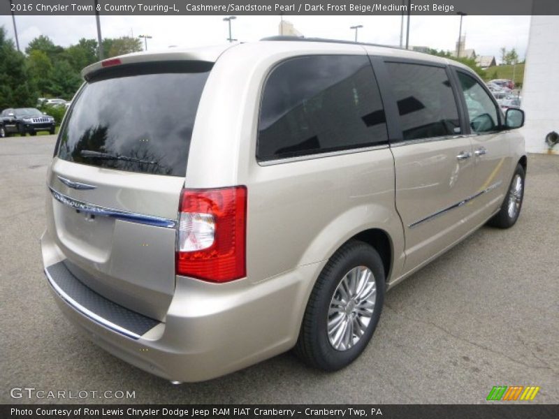 Cashmere/Sandstone Pearl / Dark Frost Beige/Medium Frost Beige 2016 Chrysler Town & Country Touring-L