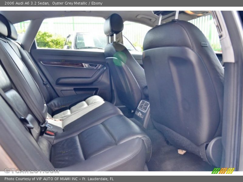 Oyster Grey Metallic / Ebony 2006 Audi A6 3.2 Sedan