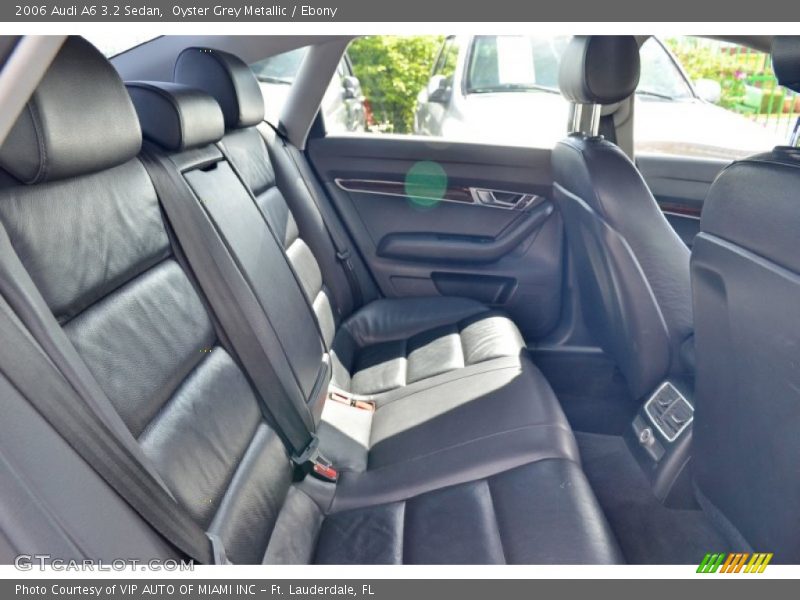 Oyster Grey Metallic / Ebony 2006 Audi A6 3.2 Sedan