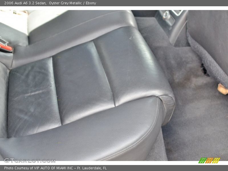 Oyster Grey Metallic / Ebony 2006 Audi A6 3.2 Sedan